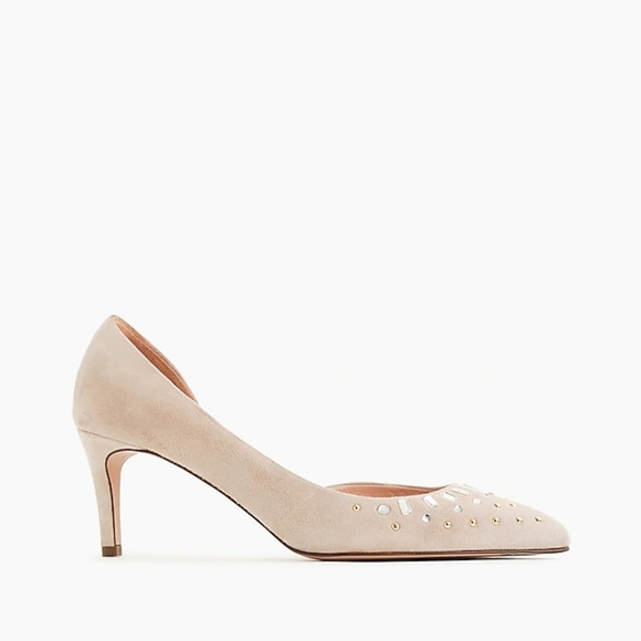 J Crew Colette D J.Crew Colette d\'Orsay‎ Pumps in Embellished Suede
